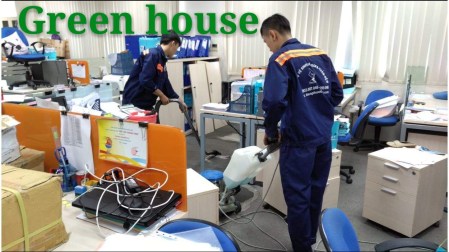 Dịch vụ vệ sinh văn phòng - Vệ Sinh Sau Xây Dựng TP HCM - Công Ty TNHH Nguyên Trung Green House